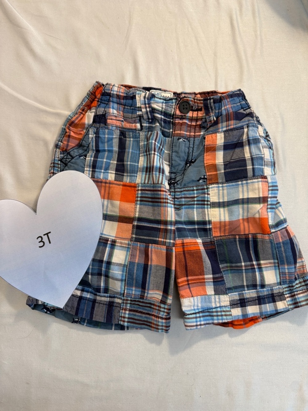 The Children's Place - Patchwork long shorts. Size  3T